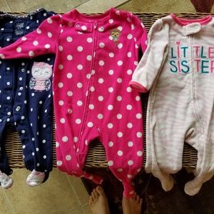 6-9 month little sister pj lot